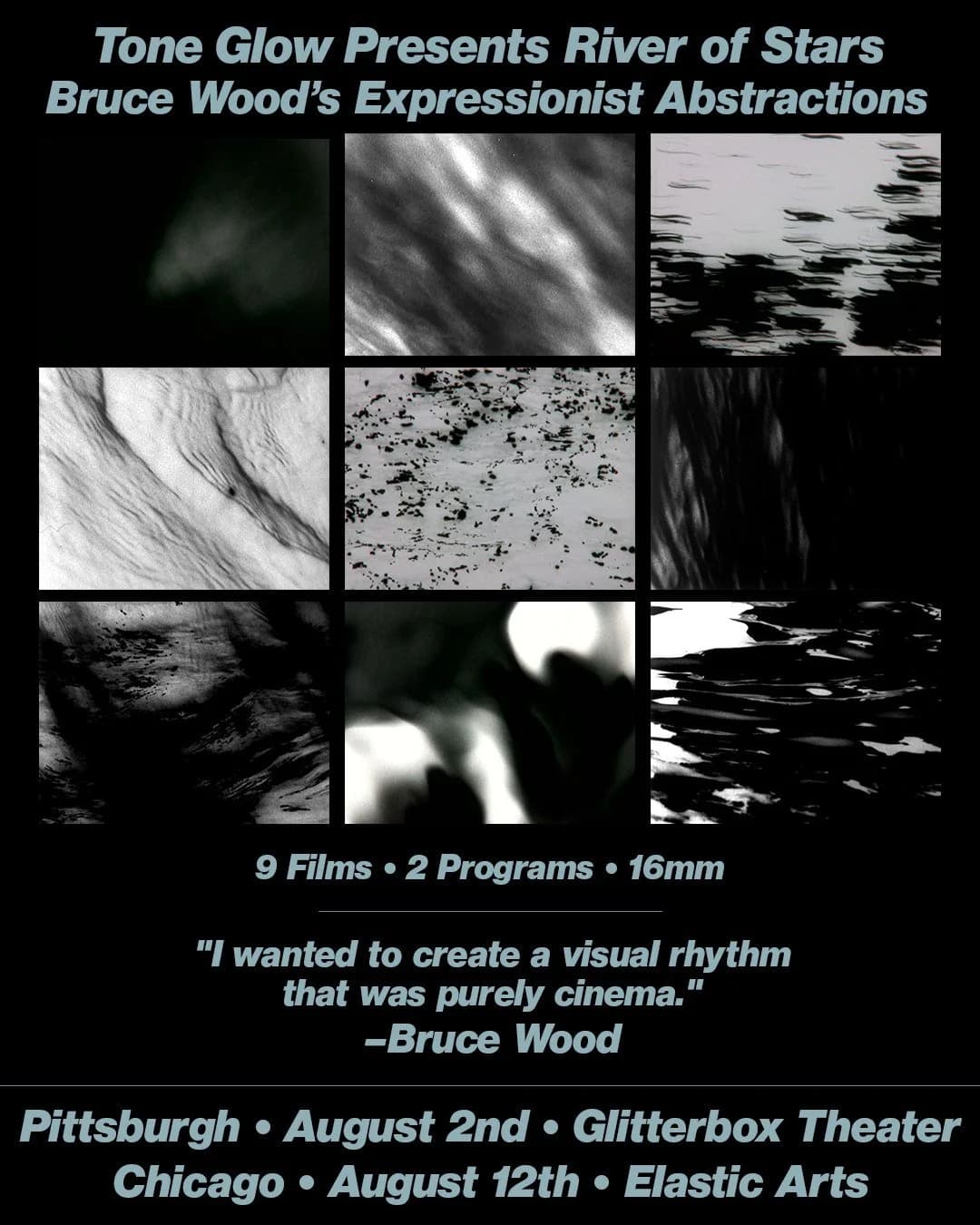 Tone Glow Presents: 'River of Stars - A Retrospective of Works by Bruce Wood'